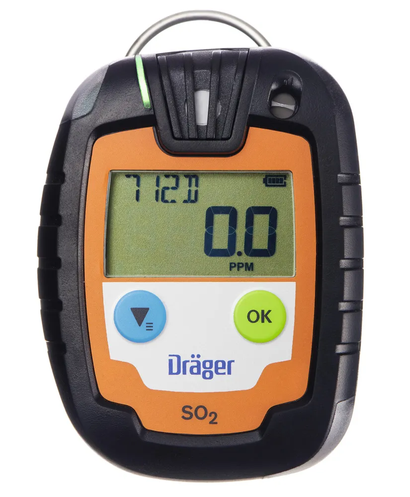 Detector de gases Pac 6000 SO2, limitado, para dióxido de azufre, 0 - 100 ppm